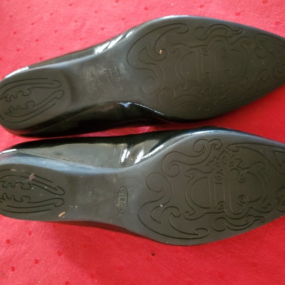 Black Patent Joan & David Circa Comfort 365 Shoes 8 1/2M - Picture 2 of 8